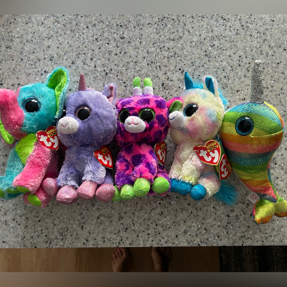 Ty Stuffed Animals Set - Multicolor